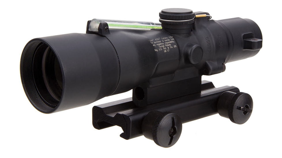 Trijicon ACOG TA33 3x30mm Rifle Scope, Black, Green Crosshair .223 / 69 Grain Reticle, MOA Adjustment, TA33-C-400124