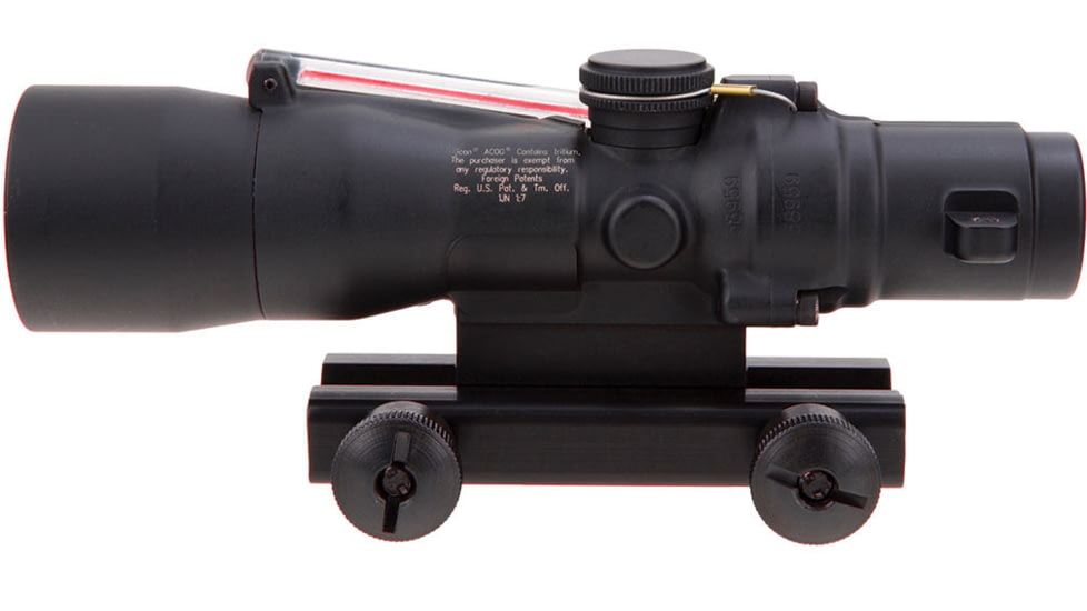 Trijicon ACOG TA33 3x30mm Rifle Scope, Black, Red Horseshoe/Dot 7.62x39mm / 123 Grain Reticle, MOA Adjustment, TA33-C-400134
