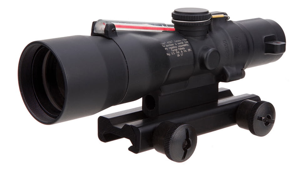 Trijicon ACOG TA33 3x30mm Rifle Scope, Black, Red Horseshoe/Dot 7.62x39mm / 123 Grain Reticle, MOA Adjustment, TA33-C-400134