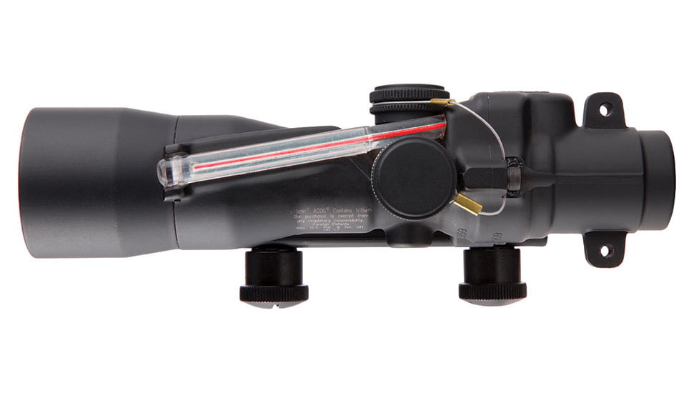 Trijicon ACOG TA33 3x30mm Rifle Scope, Black, Red Horseshoe/Dot 7.62x39mm / 123 Grain Reticle, MOA Adjustment, TA33-C-400134
