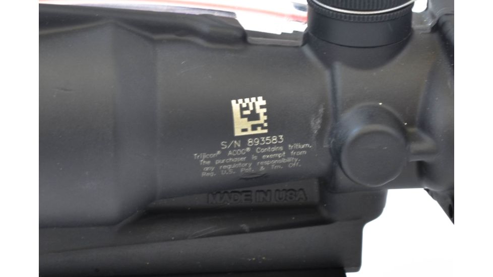 Trijicon ACOG 4x32 Dual Ill Rifle Scope w/Mount, Red Horseshoe .223 Reticle