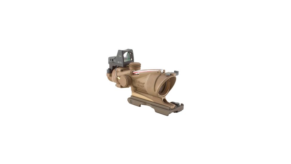 Trijicon ACOG 4x32 ECOS Scope TA31-ECOS - Dark Earth Brown with Red Center Illumination