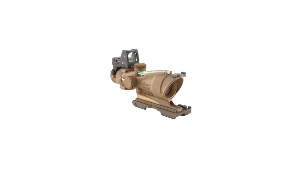 Trijicon ACOG 4x32 ECOS Scope TA31-ECOS-G - Dark Earth Brown with Green Center Illumination
