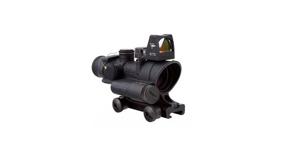 Trijicon ACOG 4x32 LED Illum. Red Crosshair .223 Ballistic Reticle w/ TA51 Mount Adjustable LED RMR 3.25 MOA Red Dot Sight TA02-RM06