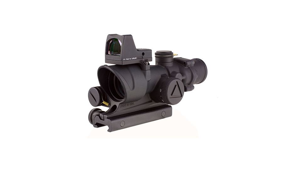Trijicon ACOG 4x32 LED Illum. Red Crosshair .223 Ballistic Reticle w/ TA51 Mount LED RMR 3.25 MOA Red Dot Sight TA02-RM01