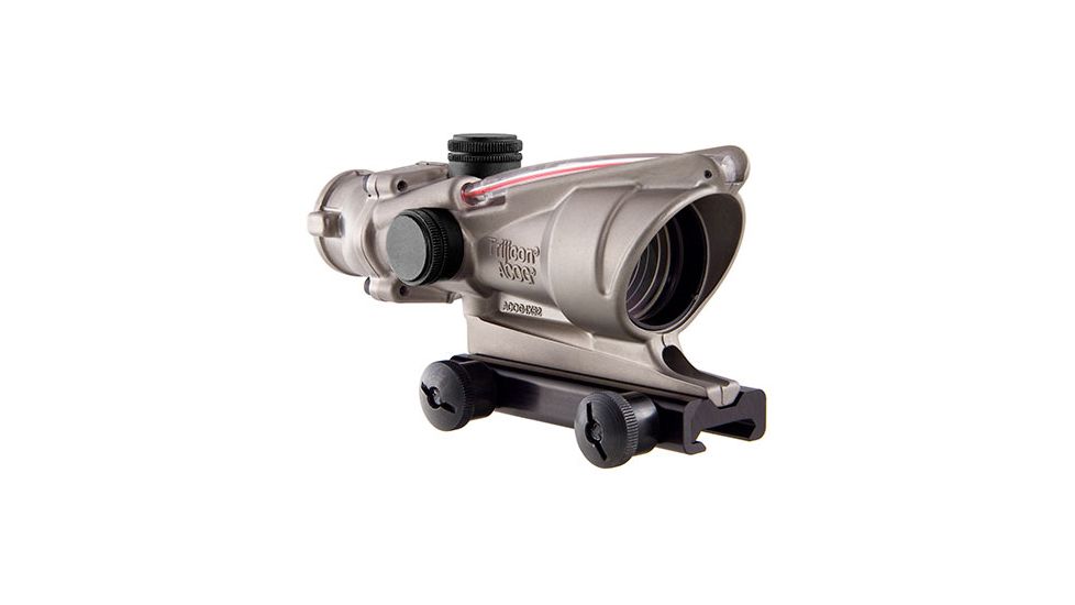 Trijicon ACOG 4x32 Nickel Boron Dual Illuminated Rifle Scope, Horseshoe Reticle