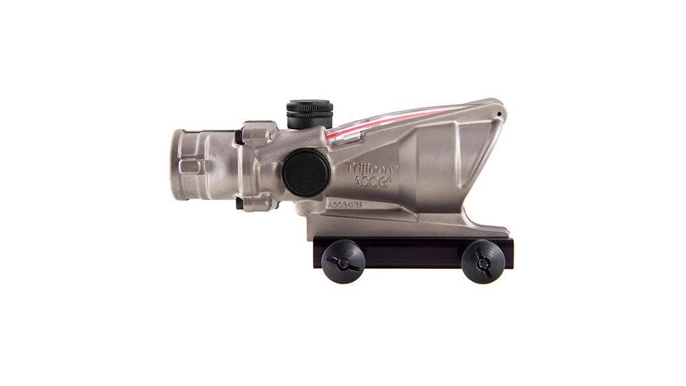 Trijicon ACOG 4x32 Nickel Boron Dual Illum. Red Horseshoe Dot .223 BAC Reticle w/ TA51 Mount TA31-D-100196