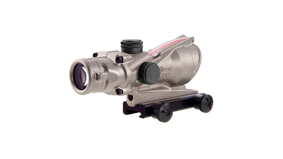 Trijicon ACOG 4x32 Nickel Boron Dual Illum. Red Horseshoe Dot .223 BAC Reticle w/ TA51 Mount TA31-D-100196