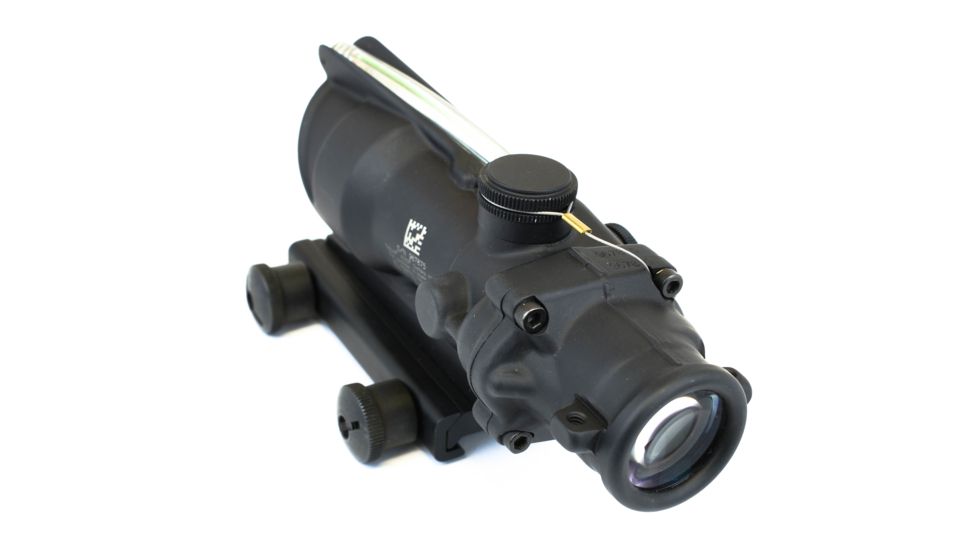 Trijicon ACOG 4x32 Rifle Scope, Black w/TA51 Flattop Mount &amp; Illuminated Green Chevron BAC Reticle