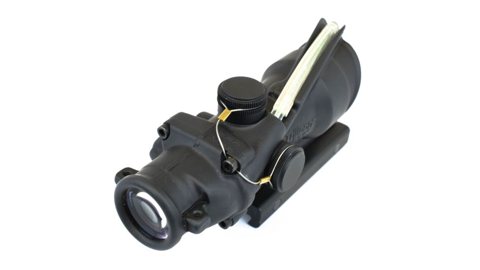 Trijicon ACOG 4x32 Rifle Scope, Black w/TA51 Flattop Mount &amp; Illuminated Green Chevron BAC Reticle