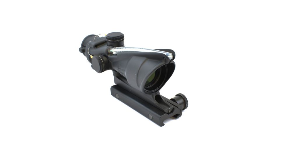 Trijicon ACOG 4x32 Rifle Scope, Black w/TA51 Flattop Mount &amp; Illuminated Green Chevron BAC Reticle