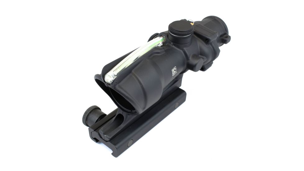 Trijicon ACOG 4x32 Rifle Scope, Black w/TA51 Flattop Mount &amp; Illuminated Green Chevron BAC Reticle