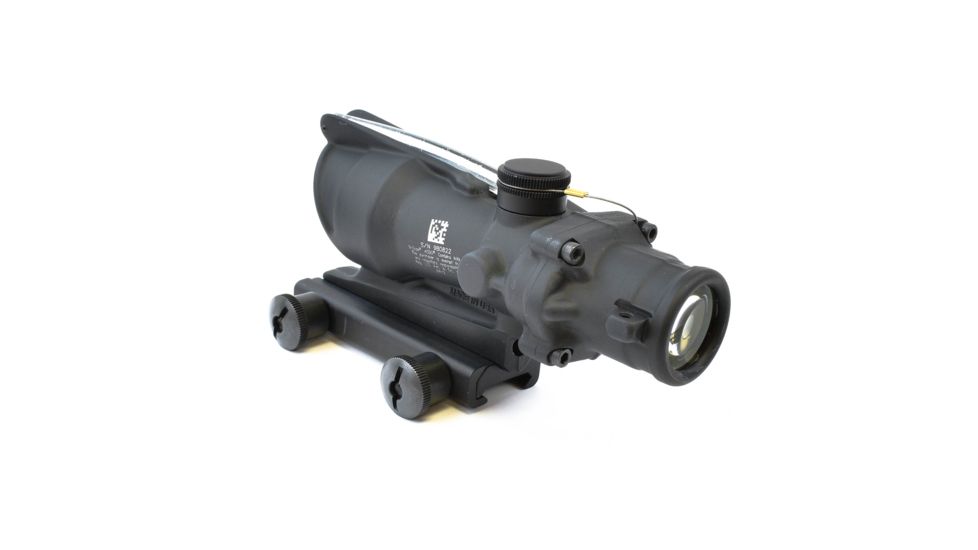 Trijicon ACOG 4x32 Rifle Scope, Black w/TA51 Flattop Mount &amp; Illuminated Green Chevron BAC Reticle