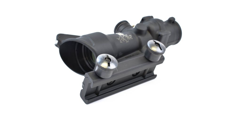 Trijicon ACOG 4x32 Rifle Scope, Black w/TA51 Flattop Mount &amp; Illuminated Green Chevron BAC Reticle