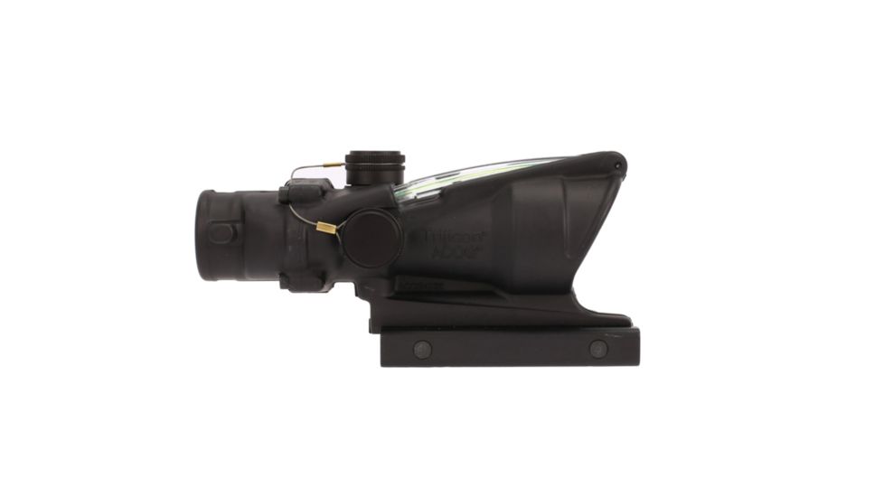 Trijicon ACOG 4x32 Scope, Dual Illuminated Green Chevron ACSS AURORA Reticle, Colt Knob Thumbscrew Mount, Black, TA31-G-AURORA