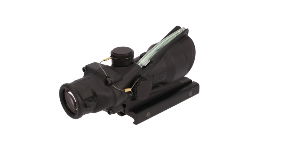 Trijicon ACOG 4x32 Scope, Dual Illuminated Green Chevron ACSS AURORA Reticle, Colt Knob Thumbscrew Mount, Black, TA31-G-AURORA