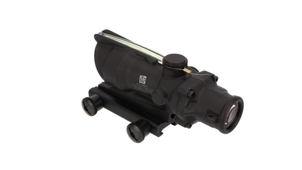 Trijicon ACOG 4x32 Scope, Dual Illuminated Green Chevron ACSS AURORA Reticle, Colt Knob Thumbscrew Mount, Black, TA31-G-AURORA