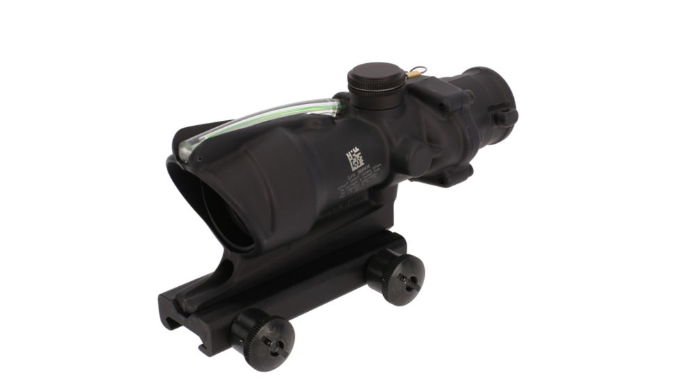 Trijicon ACOG 4x32 Scope, Dual Illuminated Green Chevron ACSS AURORA Reticle, Colt Knob Thumbscrew Mount, Black, TA31-G-AURORA