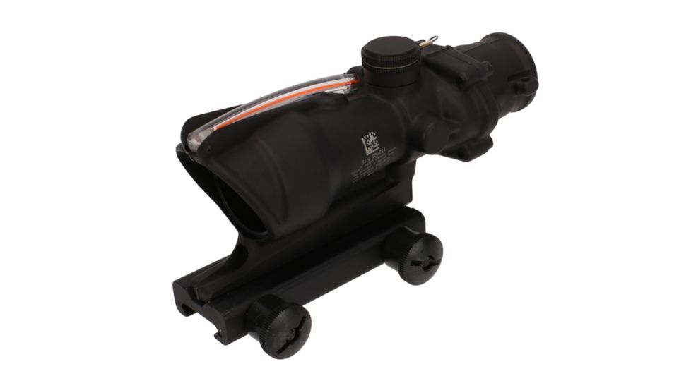 Trijicon ACOG 4x32 Scope, Dual Illuminated Red Chevron ACSS AURORA Reticle, Colt Knob Thumbscrew Mount, Black, TA31-R-AURORA