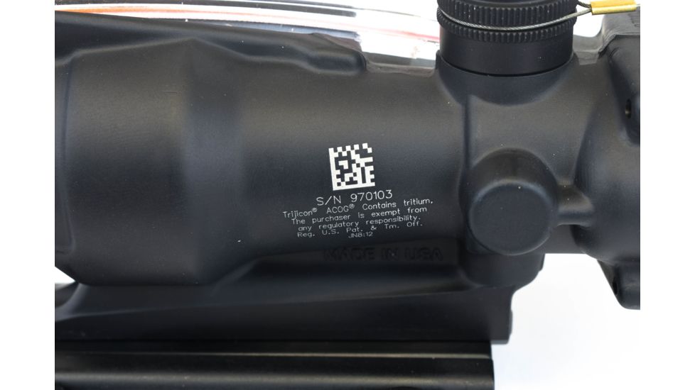 Trijicon ACOG 4x32 Scope with Red Dual Illumination ACSS Reticle, BLACK, TA31-R-ACSS