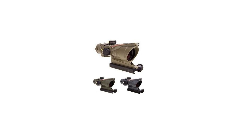 Trijicon ACOG 4x32 Scope w/TA51 Mount, FDE Cerakote, OD Green Cerakote, Sniper Gray Cerakote