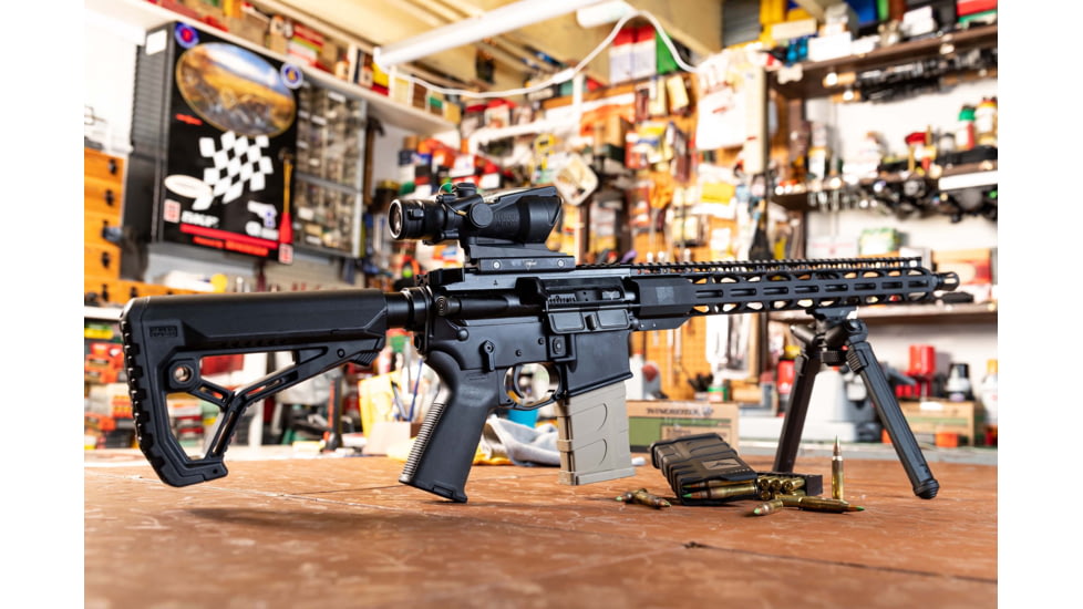 TRYBE Defense Custom AR Kit, 5.56x45mm NATO, ACOG 4x32mm Rifle Scope, BCG-BN-KIT1