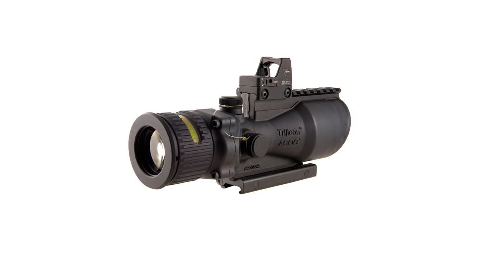 Trijicon ACOG 6x48 Scope w RMR, Amber Chevron .223 Reticle TA648RMR-A