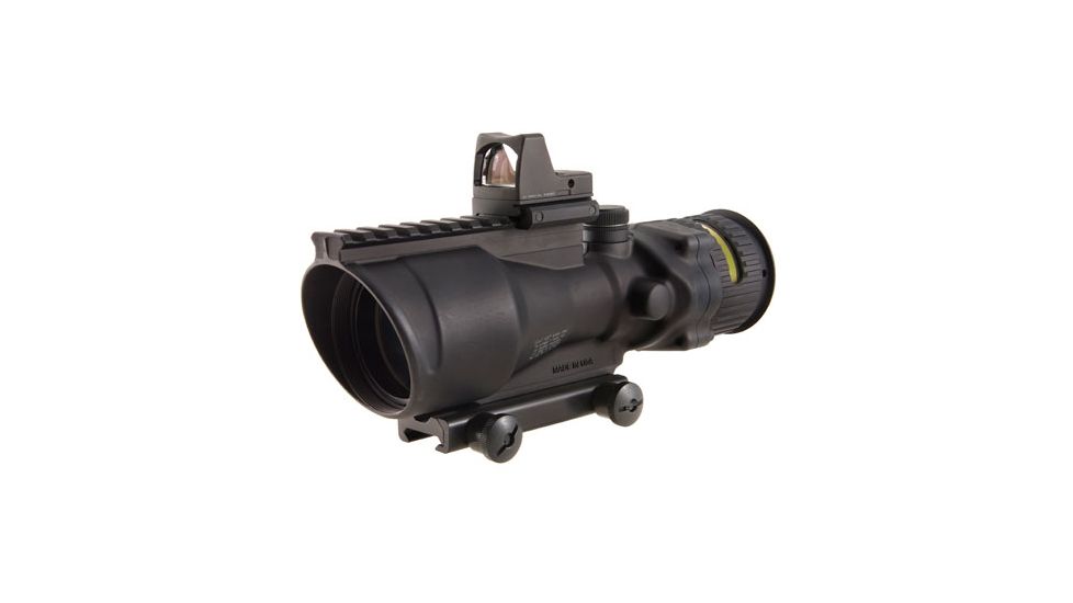 Trijicon ACOG 6x48 Scope w RMR, Amber Chevron .223 Reticle TA648RMR-A