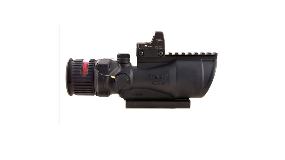 Trijicon ACOG 6x48 Scope w RMR, Red Chevron .500 Reticle TA648RMR-50