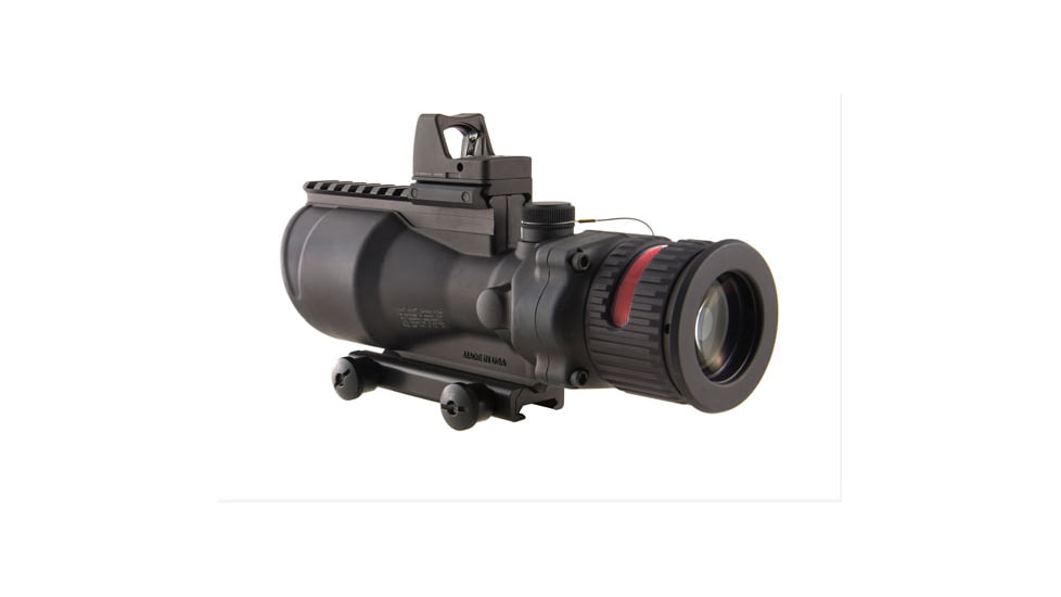 Trijicon ACOG 6x48 Scope w RMR, Red Chevron .500 Reticle TA648RMR-50