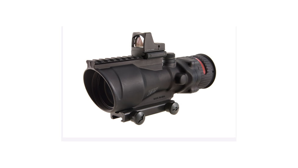 Trijicon ACOG 6x48 Scope w RMR, Red Chevron .500 Reticle TA648RMR-50