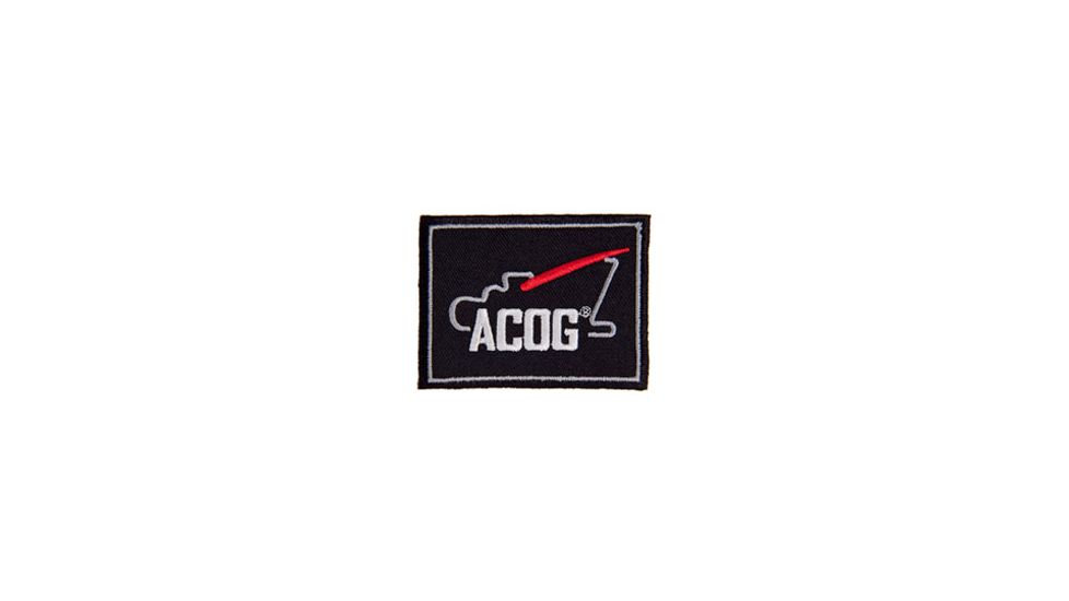 Trijicon Acog Ap59 Velcro Patch w/  Logo, Black AP59