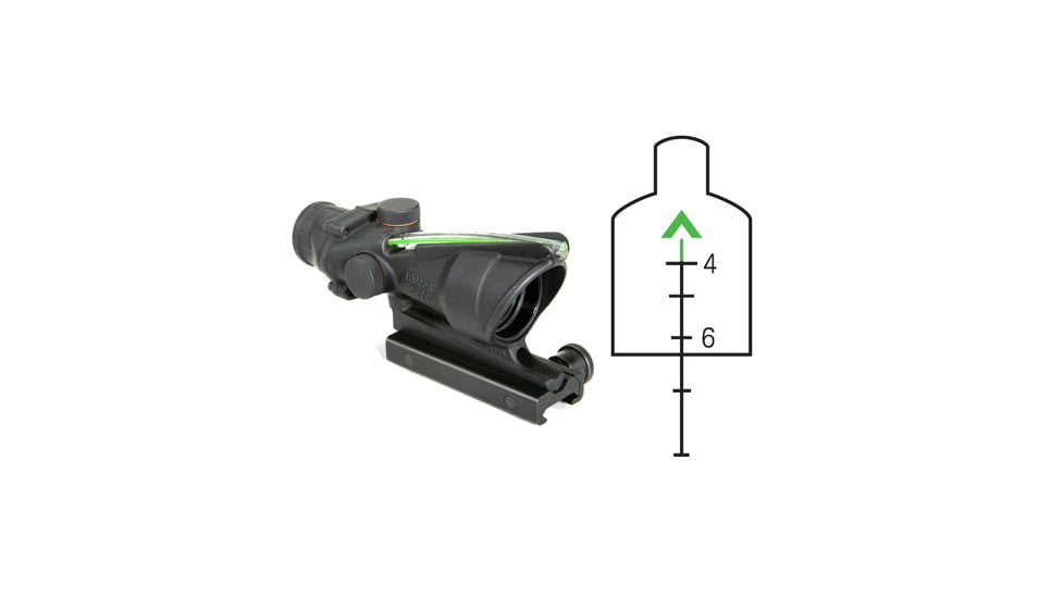 Trijicon ACOG 4x32 Optical Combat Scope - Green Chevron Reticle