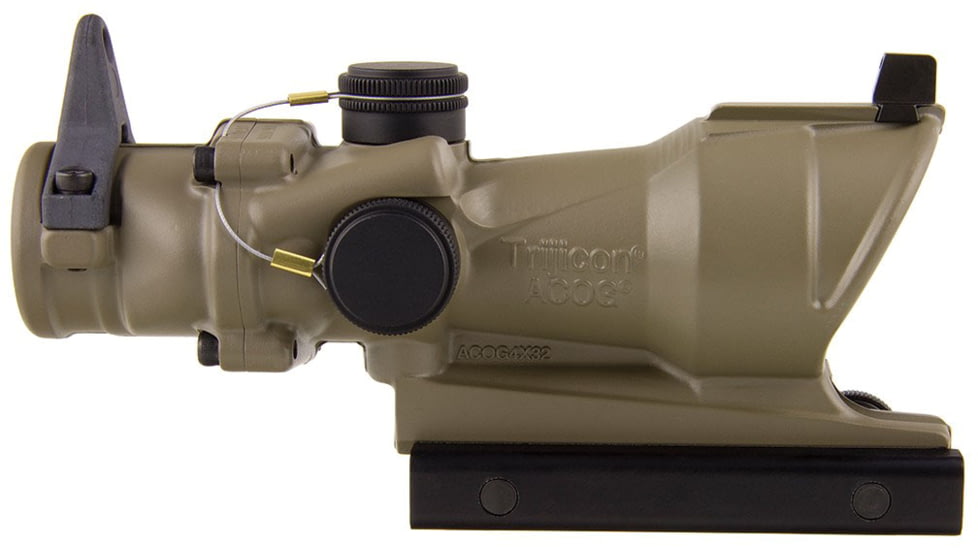 Trijicon ACOG TA01 4x32mm Rifle Scope, Flat Dark Earth, Amber Crosshair .223 / 5.56x45mm Reticle, MOA Adjustment, 100319