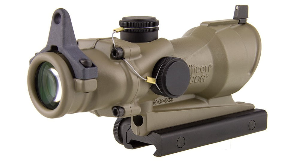 Trijicon ACOG TA01 4x32mm Rifle Scope, Flat Dark Earth, Amber Crosshair .223 / 5.56x45mm Reticle, MOA Adjustment, 100319