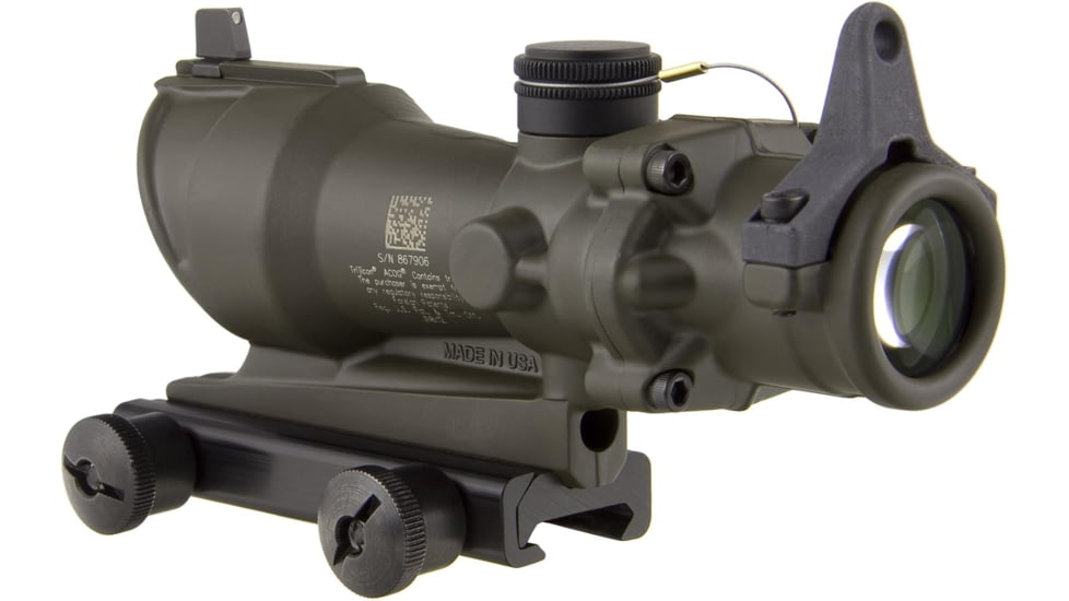 Trijicon ACOG TA01 4x32mm Rifle Scope, OD Green, Amber Crosshair .223 / 5.56x45mm Reticle, MOA Adjustment, 100318