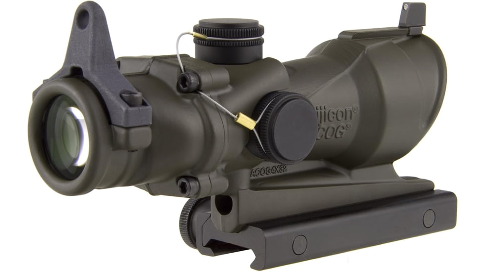 Trijicon ACOG TA01 4x32mm Rifle Scope, OD Green, Amber Crosshair .223 / 5.56x45mm Reticle, MOA Adjustment, 100318