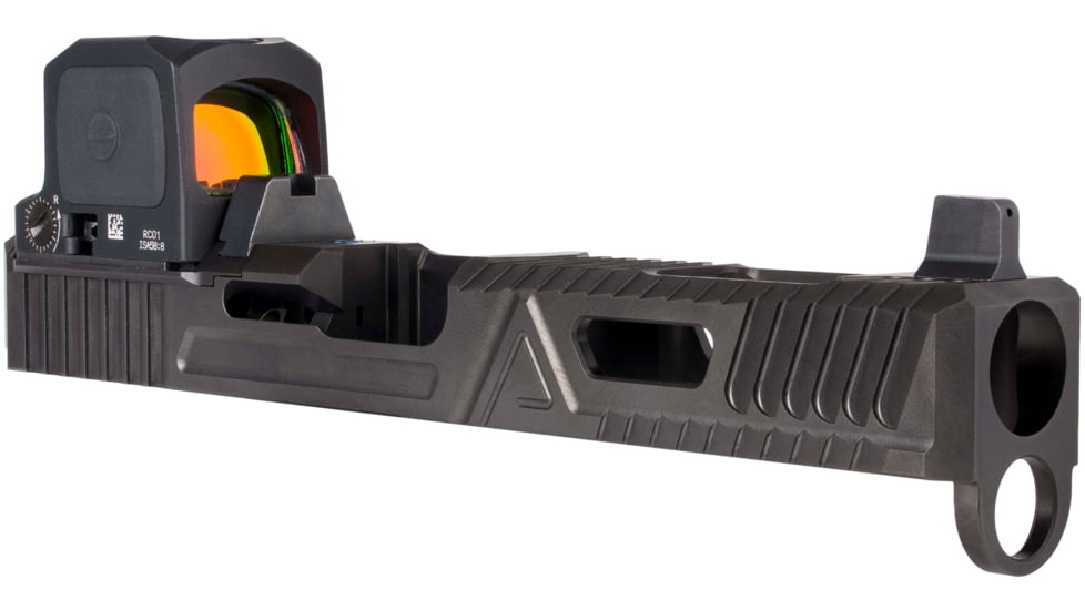 Trijicon Agency AOS and Zev Style Cuts RCR Red Dot Sight Mount, Black, AC32127
