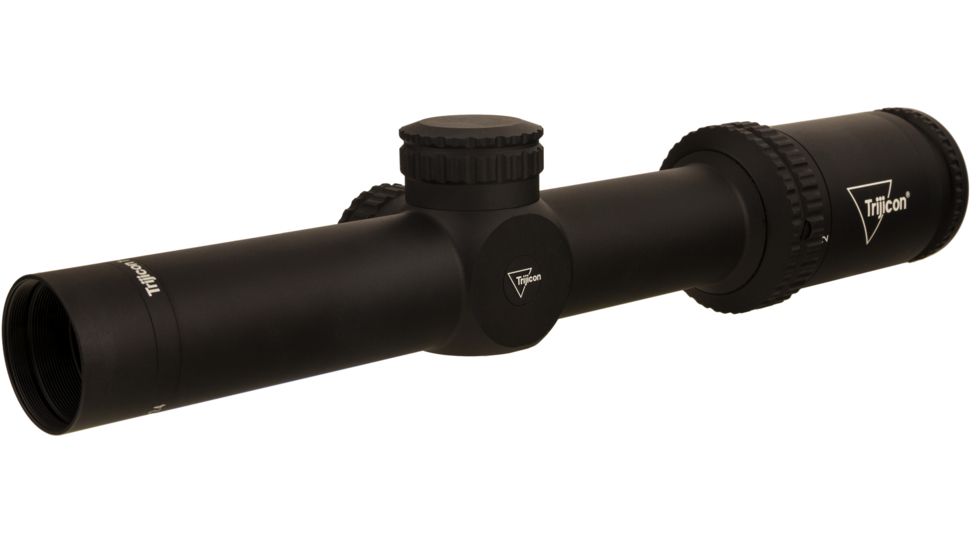 Trijicon Ascent AT424 1-4x24mm Rifle Scope, 30 mm Tube, Second Focal Plane, Black, Non-Illuminated BDC Target Hold Reticle, MOA Adjustment, 2800001