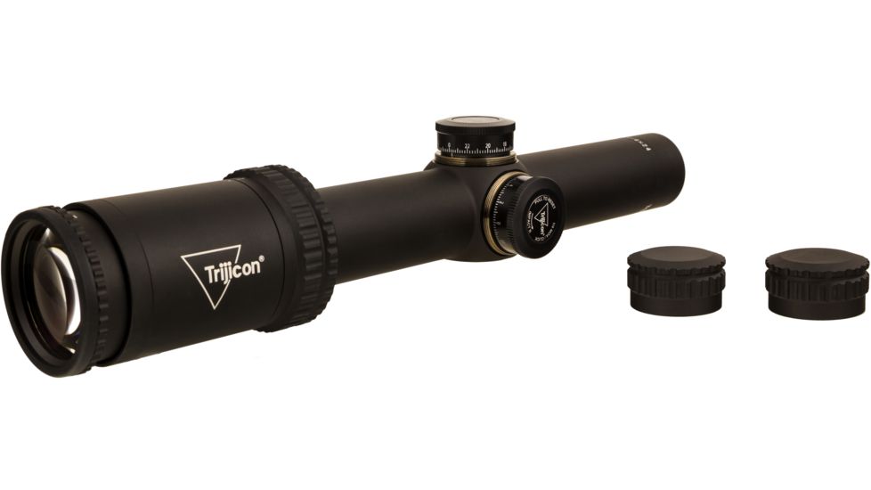 Trijicon Ascent AT424 1-4x24mm Rifle Scope, 30 mm Tube, Second Focal Plane, Black, Non-Illuminated BDC Target Hold Reticle, MOA Adjustment, 2800001