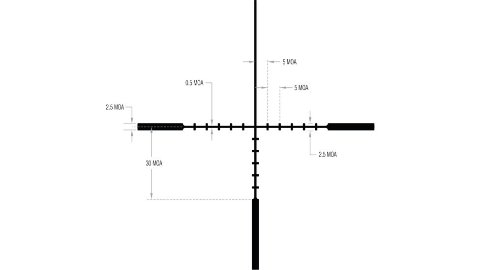 Trijicon Ascent AT424 1-4x24mm Rifle Scope, 30 mm Tube, Second Focal Plane, Black, Non-Illuminated BDC Target Hold Reticle, MOA Adjustment, 2800001