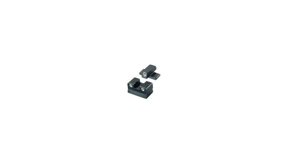 Trijicon Bright &amp; Tough 3 Dot Green Front &amp; Yellow Rear Night Sight Set - Beretta 90-2 BE12Y