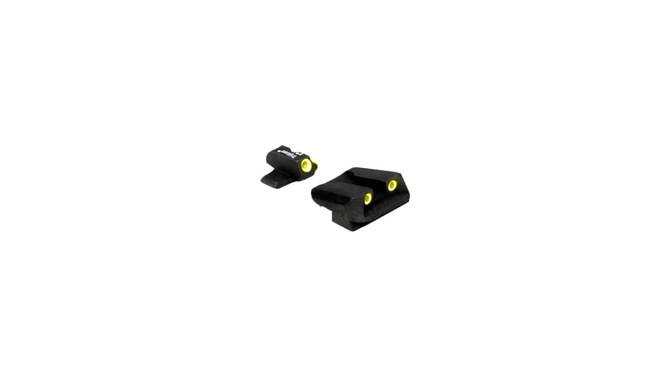 Trijicon Bright &amp; Tough 3 Dot Green Front &amp; Yellow Rear Night Sight Set for Sig Sauer P238 SG07Y