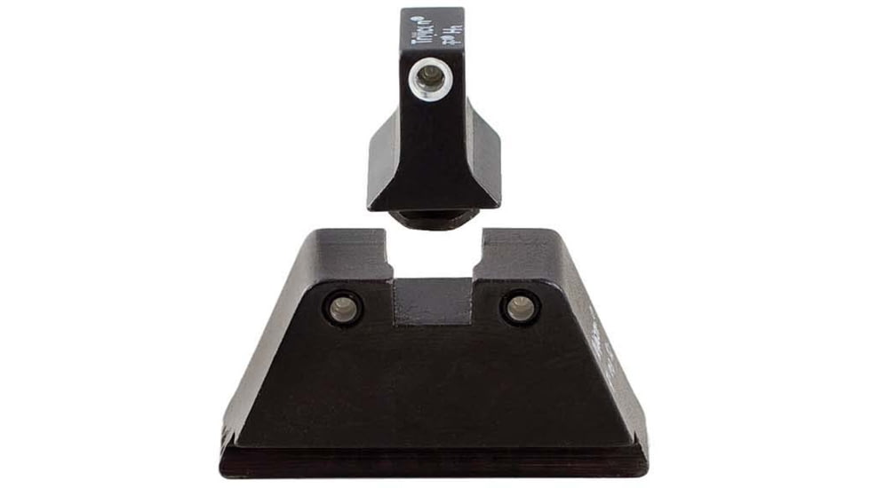 Trijicon Bright &amp; Tough Suppressor Sights - Glock Standard Frames, Glock 17-45, White-Green Front/Black-Yellow Rear Reticle Color, GL201-C-600660