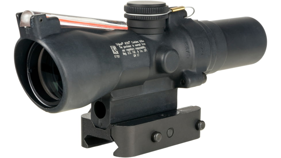 Trijicon Compact Dual Illuminated ACOG Scope, 1.5x24 mm, Red, Crosshair Reticle, Matte Black, 400337