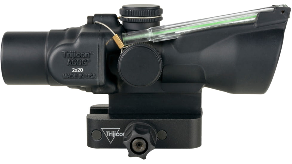 Trijicon Compact Dual Illuminated ACOG Scope, 2x20mm, Green, Crosshair Reticle, Matte Black, 400341