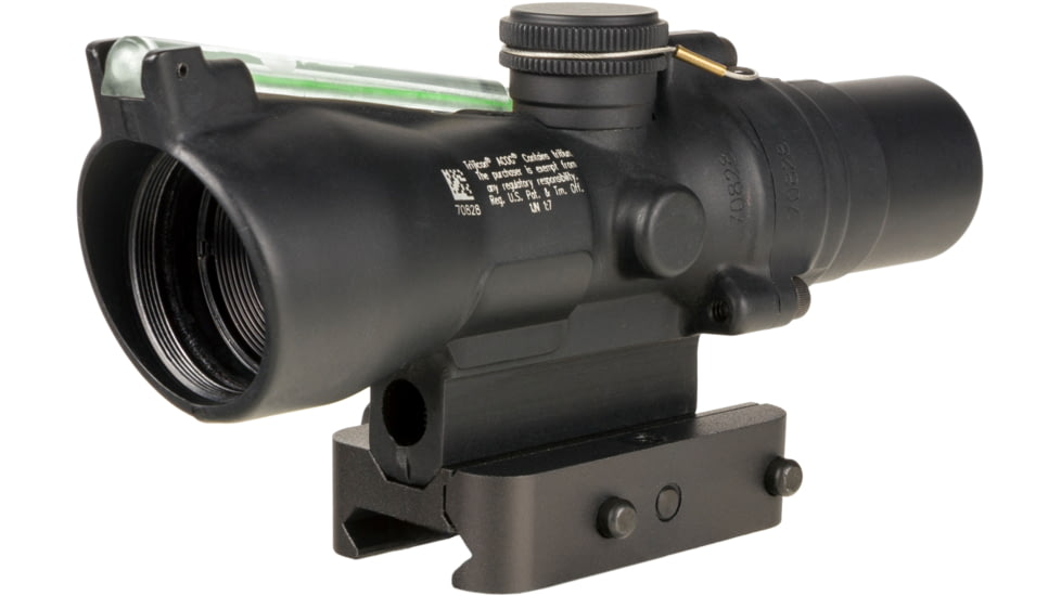 Trijicon Compact Dual Illuminated ACOG Scope, 2x20mm, Green, Crosshair Reticle, Matte Black, 400341