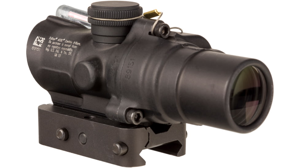 Trijicon Compact Dual Illuminated Low Height Q-LOC ACOG Scope, 1.5x16S, Red, Circle Dot Reticle, Matte Black, 400331