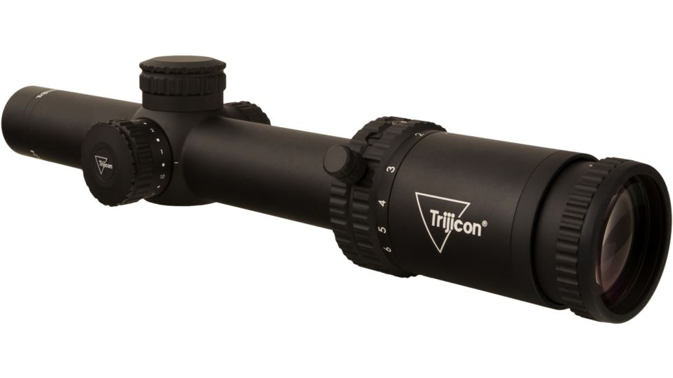 Trijicon Credo CR624 1-6x24mm Rifle Scope, 30 mm Tube, Second Focal Plane, Black, Red BDC Segmented Circle .223 / 55 Grain Reticle, MOA Adjustment, 2900015