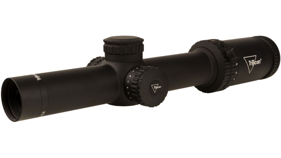 Trijicon Credo CR624 1-6x24mm Rifle Scope, 30 mm Tube, Second Focal Plane, Black, Red BDC Segmented Circle .223 / 55 Grain Reticle, MOA Adjustment, 2900015